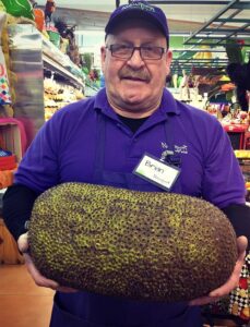 huge jackfruit at newport ave market