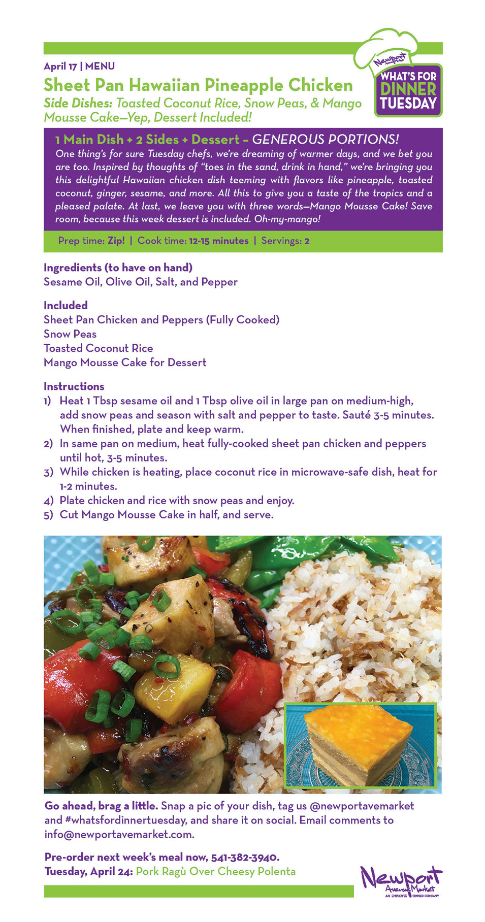 Sheet Pan Hawaiian Pineapple Chicken Recipe
