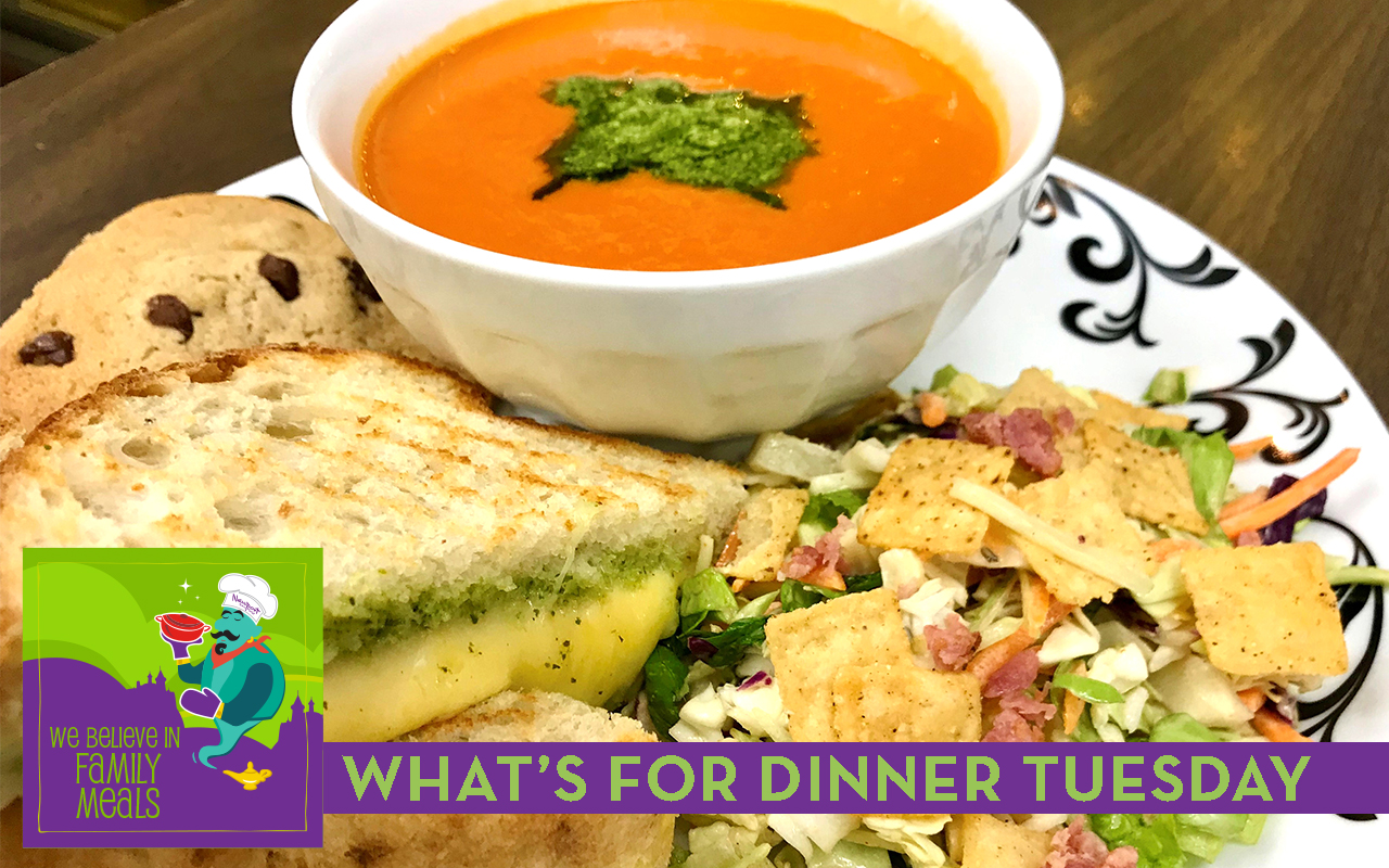 What's for Dinner Tuesday Grilled Cheese and Tomato Soup