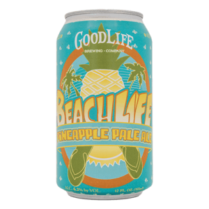 good life brewing Beach life pineapple pale ale