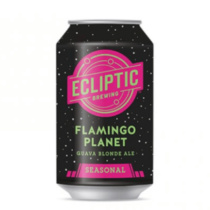 ecliptic brewing flamingo planet blonde ale