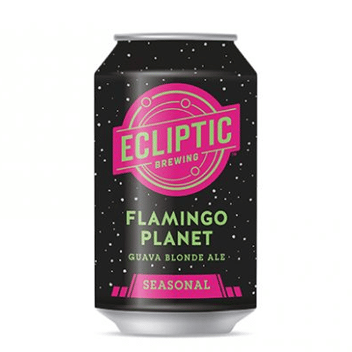 ecliptic brewing flamingo planet blonde ale