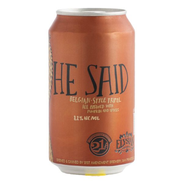 21st Amendment Brewery He Said Belgian-Style Tripel