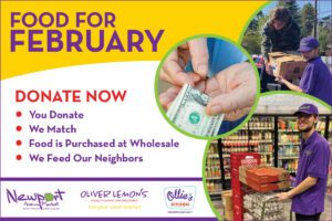Food for February Giving Campaign Newport Avenue Market