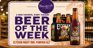 Elysian Night Owl Pumpkin Ale, Newport Avenue Market’s Beer of the Week